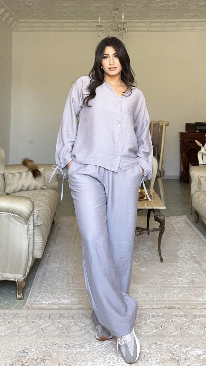 Ensemble Chemise Lilas